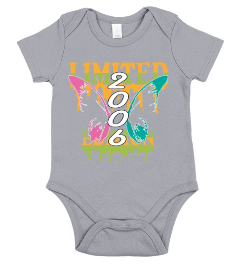 2006 Born Limited Edition Butterfly Gift Short Sleeve Baby One-Piece