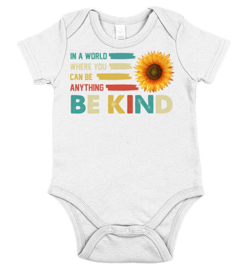 A World Where You Can Be Anything Vintage Short Sleeve Baby One-Piece
