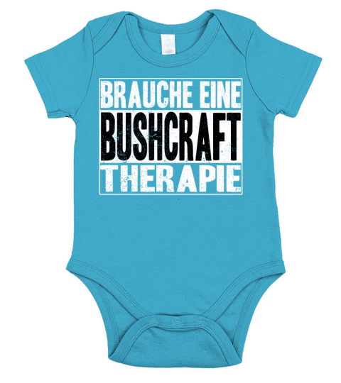 Bushcraft Therapy Forest Saying Outdoor Short Sleeve Baby One-Piece