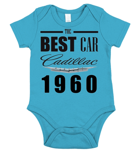 Cadillac Vintage Short Sleeve Baby One-Piece
