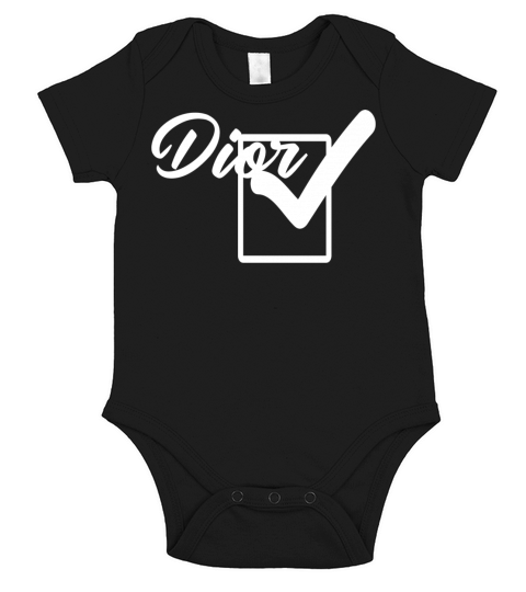 Dior Tshirt Short Sleeve Baby One-Piece