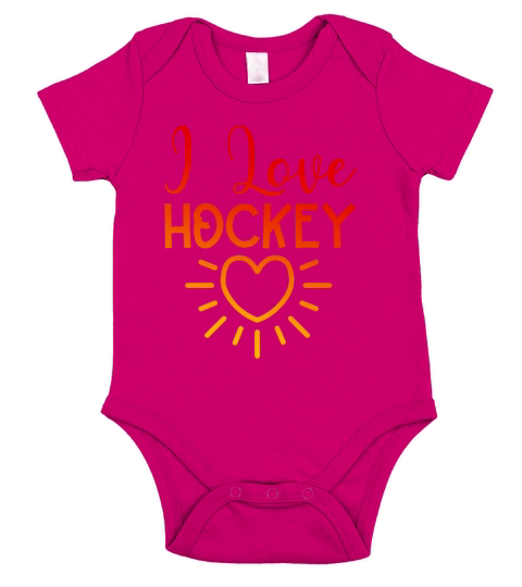 I love field hockey Short Sleeve Baby One-Piece