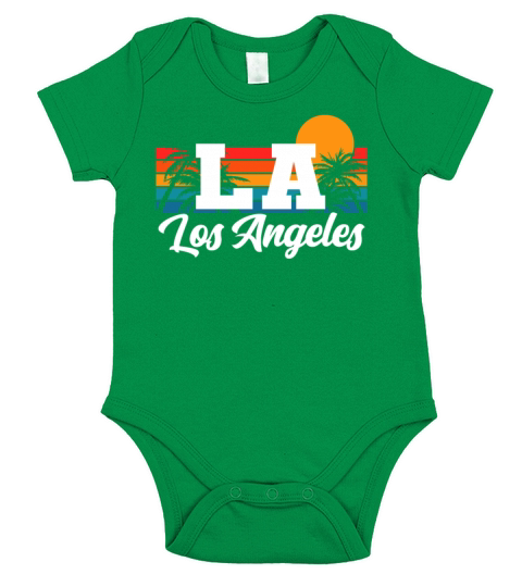 Los Angeles LA California Gift Short Sleeve Baby One-Piece