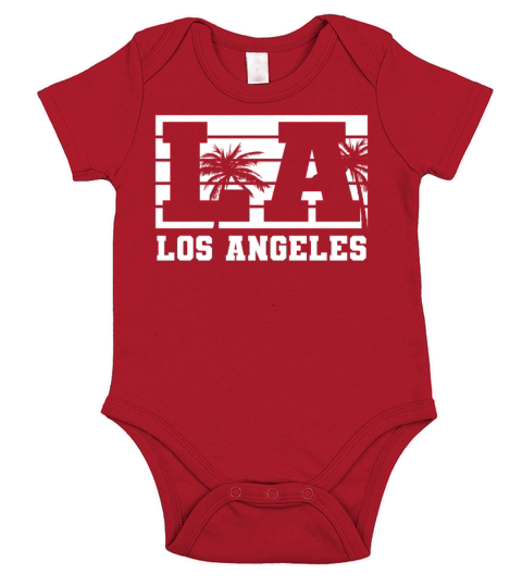 Los Angeles LA California Gift Short Sleeve Baby One-Piece