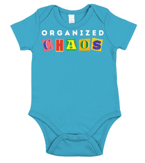 ORGANIZED CHAOS Short Sleeve Baby One-Piece