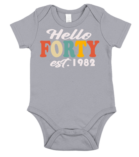 Original 1982 vintage born birthday gift Short Sleeve Baby One-Piece