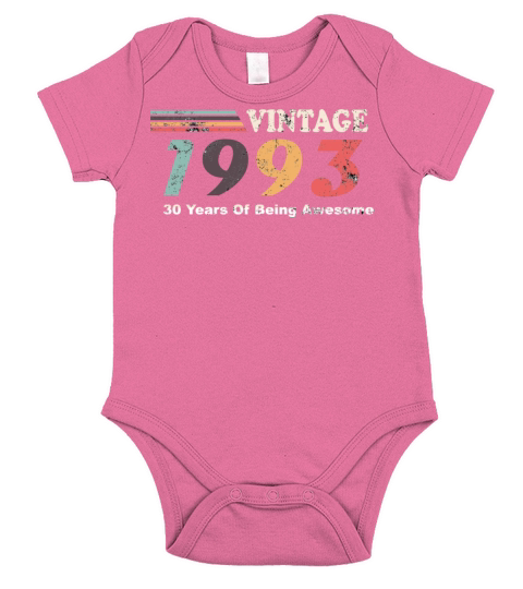 Vintage 1993 Short Sleeve Baby One-Piece