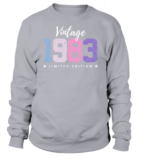 40 Years Vintage 1983 Retro 40th Birthday Sweatshirt Unisex