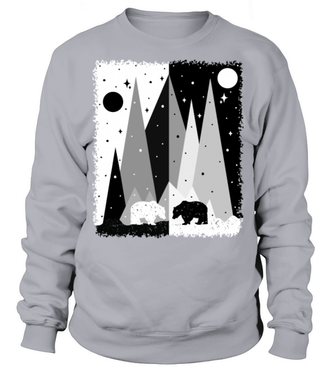 Bear In The Mountains Sweatshirt Unisex