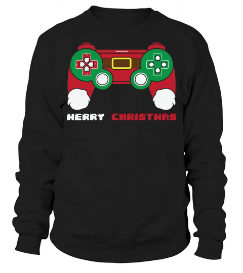 Christmas Gamer Game Controller Merry Christmas Sweatshirt Unisex
