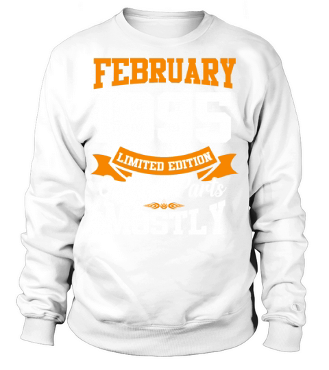 February 1995 Vintage Birthday Present Sweatshirt Unisex