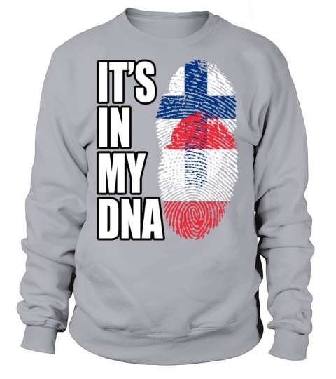 Finland And Austrian Mix Heritage DNA Flag Sweatshirt Unisex