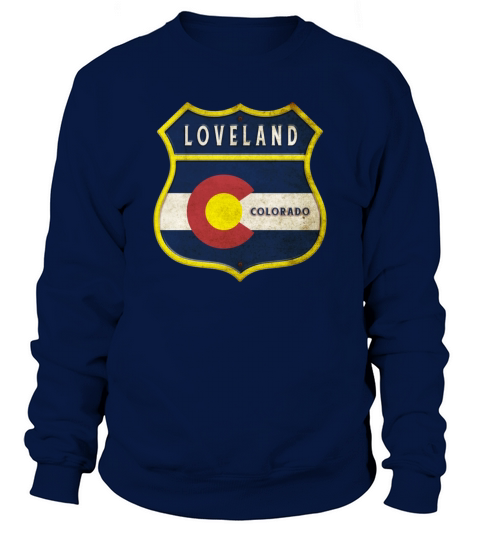 Loveland Colorado crest design Sweatshirt Unisex
