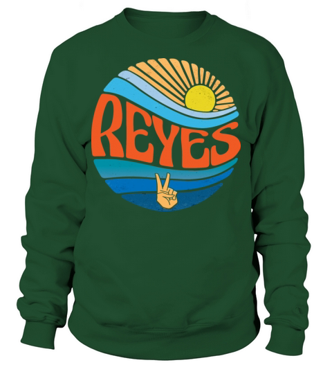 Reyes Shirt Vintage Sunset Reyes Groovy Tie Dye Sweatshirt Unisex