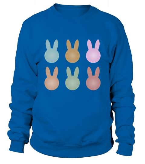 Vintage Easter Office Outfit Retro Easter Bunny Sweatshirt Unisex