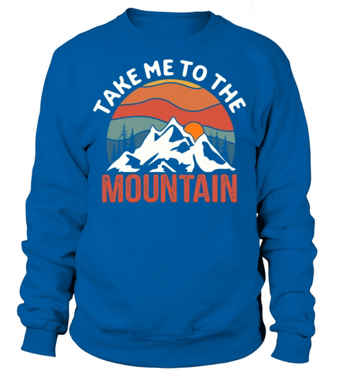 Vintage Mountains Climber Hiker Sweatshirt Unisex