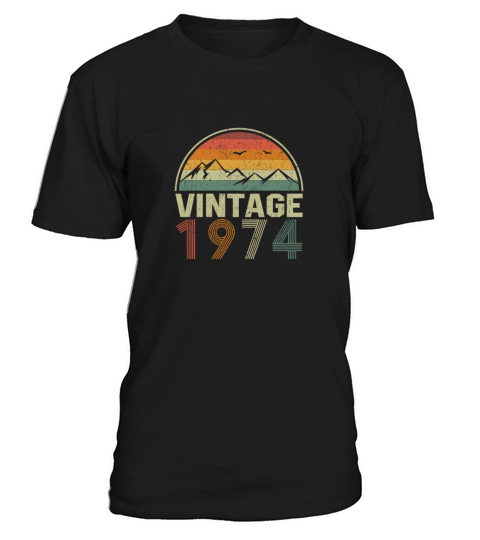 Classic Vintage 1974 Birthday Gift Idea T-Shirt Unisex