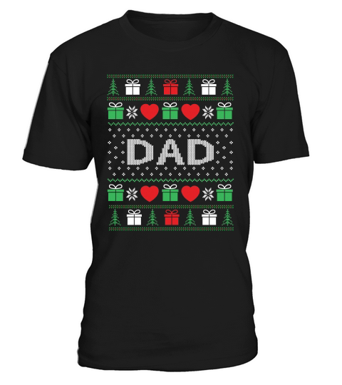 Dad ugly Christmas vector T-Shirt Unisex
