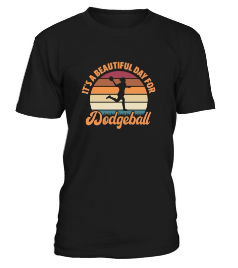 Its A Beautiful Day For Dodgeball Retro Vintage T-Shirt Unisex