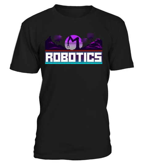 Robot Robotics Engineer Retro T-Shirt Unisex