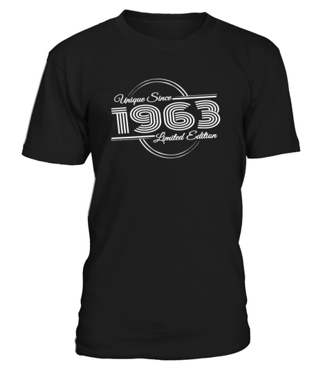Unique since 1963 Retro Birthday Vintage Style T-Shirt Unisex