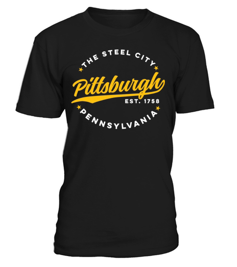 Vintage Pittsburgh Pennsylvania The S l City Yello T-Shirt Unisex
