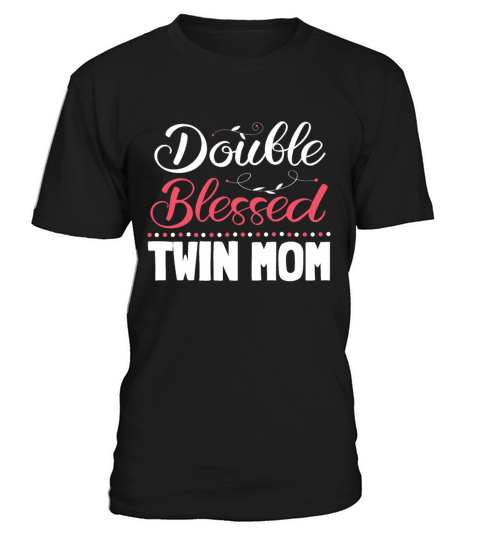 Womens Twin Mama Twin Mom to Be Pregnancy T-Shirt Unisex