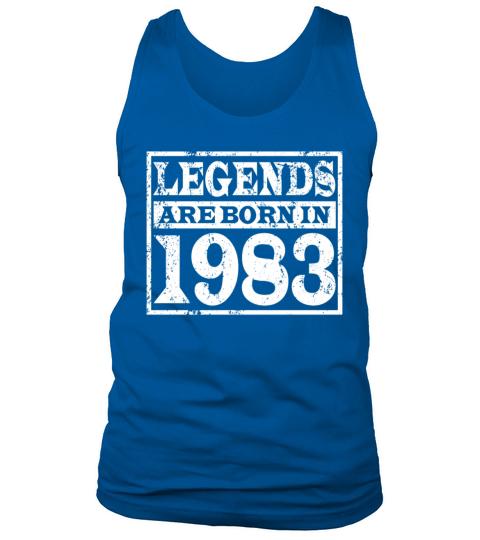 40th birthday vintage 1983 legends born in 1983 Tank Top Unisex