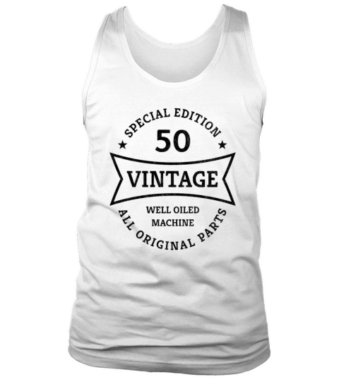50 Years Old 50th Birthday Gifts Born 1973 Vintage Tank Top Unisex