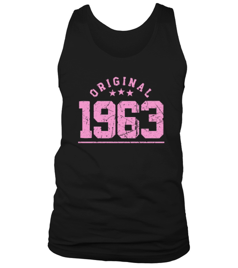 60 Years Vintage 1963 Retro 60th Birthday Tank Top Unisex