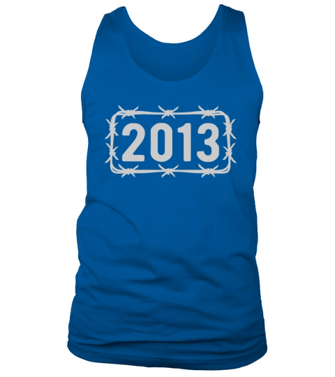 Birthday Vintage 2013 Barbed Wire Tank Top Unisex