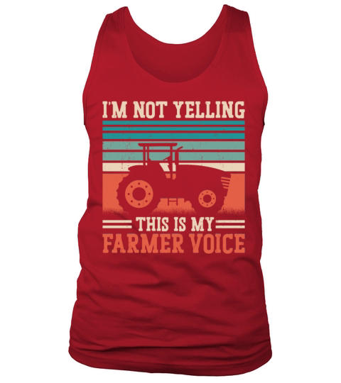 Farming Farmer Vintage Tractor Tank Top Unisex