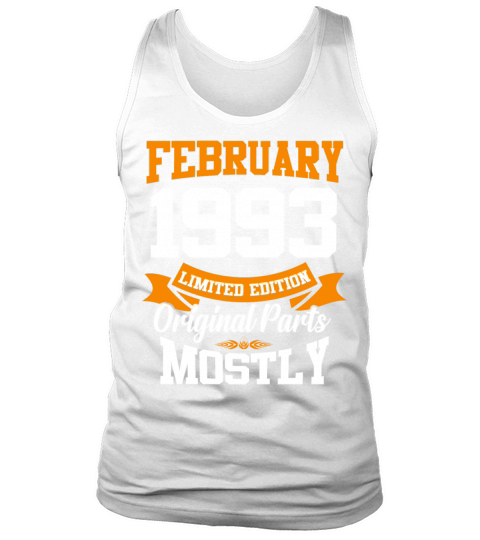 February 1993 Vintage Birthday Present Tank Top Unisex