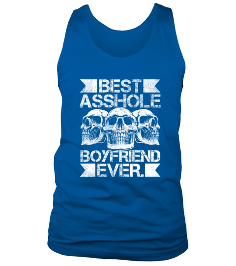 Funny Asshole Boyfriend Couple Love Skull Tank Top Unisex