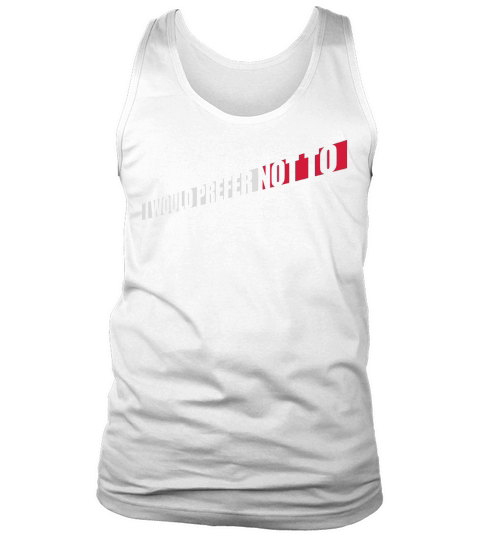 I prefer not to Tank Top Unisex