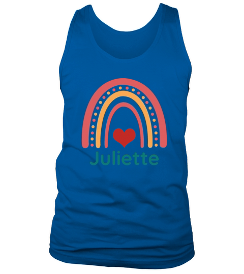 Juliette Vintage Boho Rainbow Tank Top Unisex