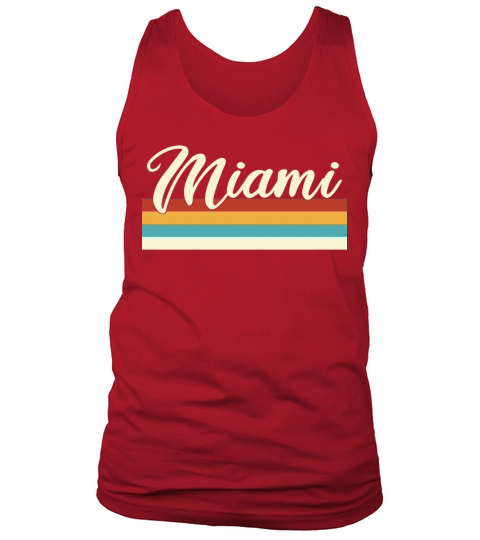 Miami - Florida - Retro - Vintage - United States Tank Top Unisex