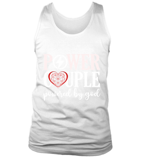 Power Couple Powered by God Tank Top Unisex