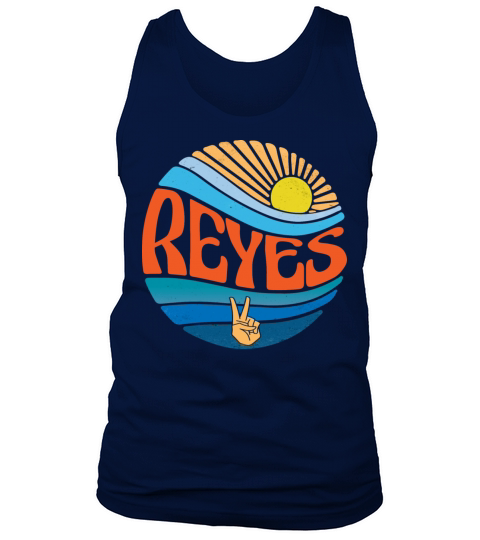 Reyes Shirt Vintage Sunset Reyes Groovy Tie Dye Tank Top Unisex