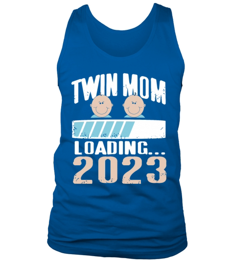 Womens Twin Mama Twin Mom to Be Pregnancy Tank Top Unisex