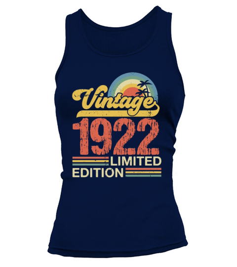 1922 Vintage Born 1922 Retro Birthday Gifts For Me Tank top Woman