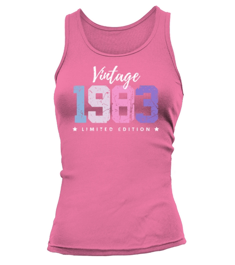 40 Years Vintage 1983 Retro 40th Birthday Tank top Woman
