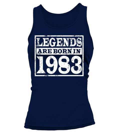 40th birthday vintage 1983 legends born in 1983 Tank top Woman