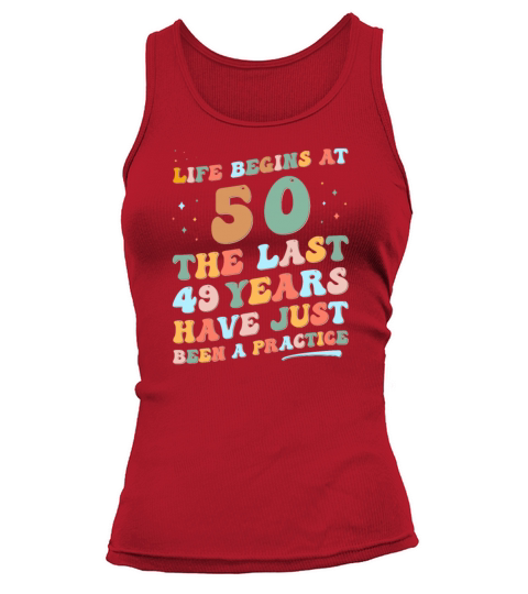 50th birthday Man Woman 2023 Funny Groovy Life Tank top Woman