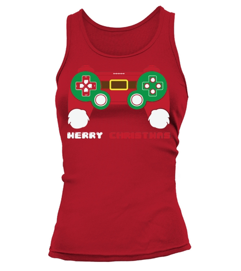 Christmas Gamer Game Controller Merry Christmas Tank top Woman