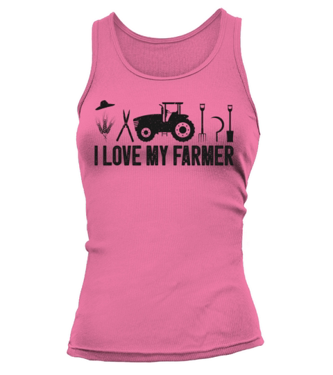 Farming Farmer Vintage Tractor I Tank top Woman