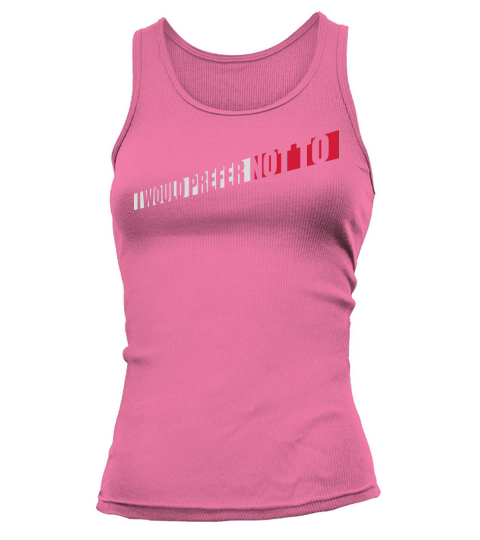I prefer not to Tank top Woman