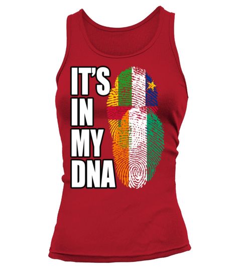 Ivorian And Central African Mix Heritage DNA Flag Tank top Woman