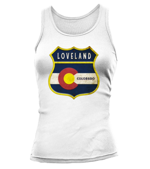 Loveland Colorado crest design Tank top Woman