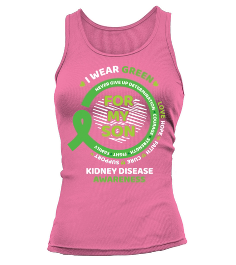 March Wear Green Son Kidney Disease Awareness Tank top Woman